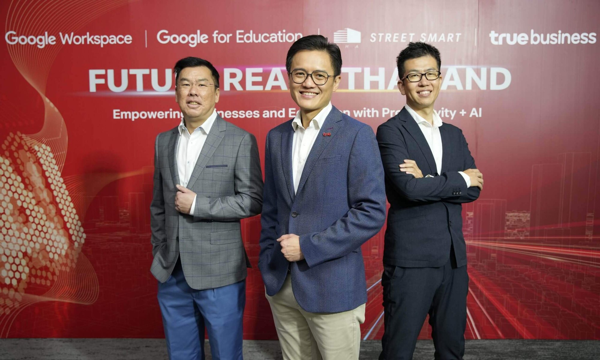 ทรูบิสิเนส จับมือกูเกิล และ สตรีท สมาร์ท ยกระดับบริการ Google Workspace สำหรับธุรกิจและสถาบันการศึกษาในประเทศไทย