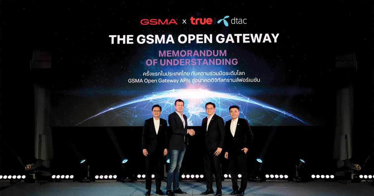 The First in Thailand True joined force with GSMA and leading global mobile network operators