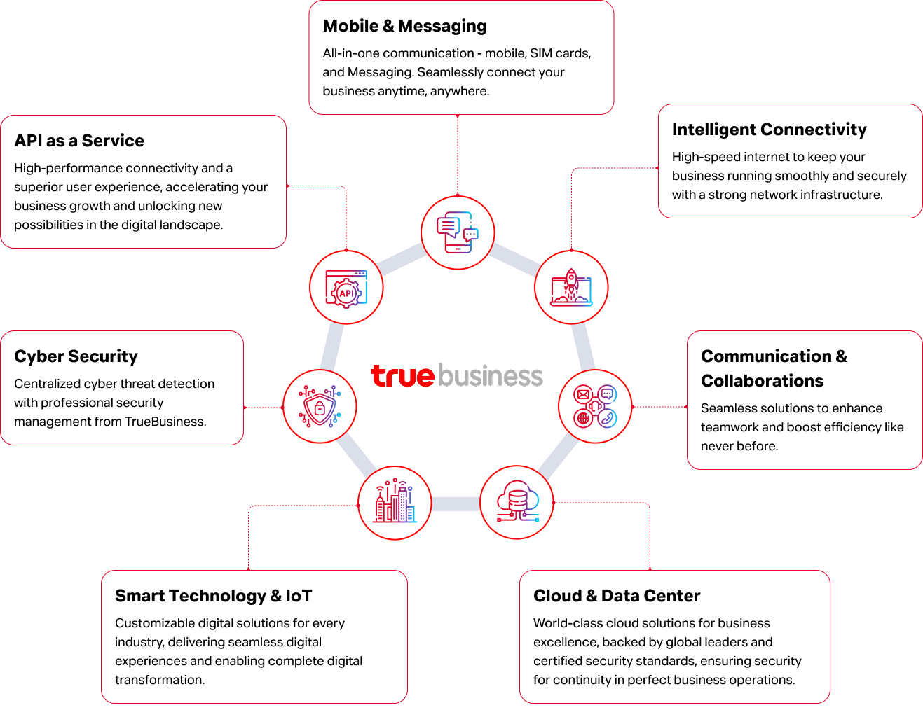 Solutions service for every business sector from TrueBusiness