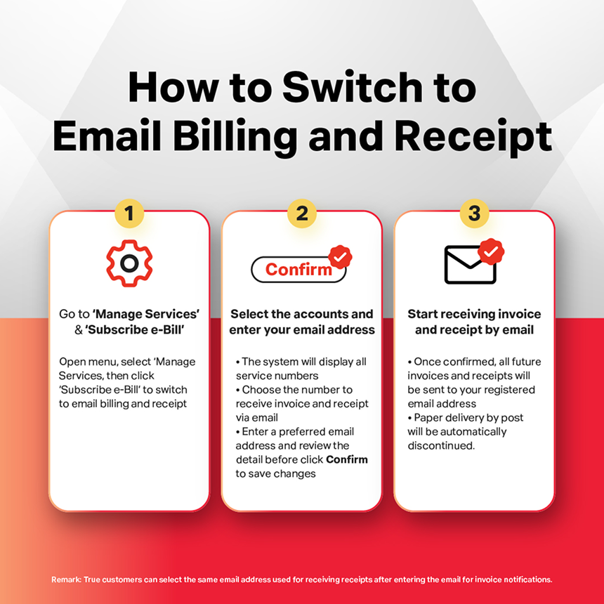 How to Switch to Email Billing and Receipts