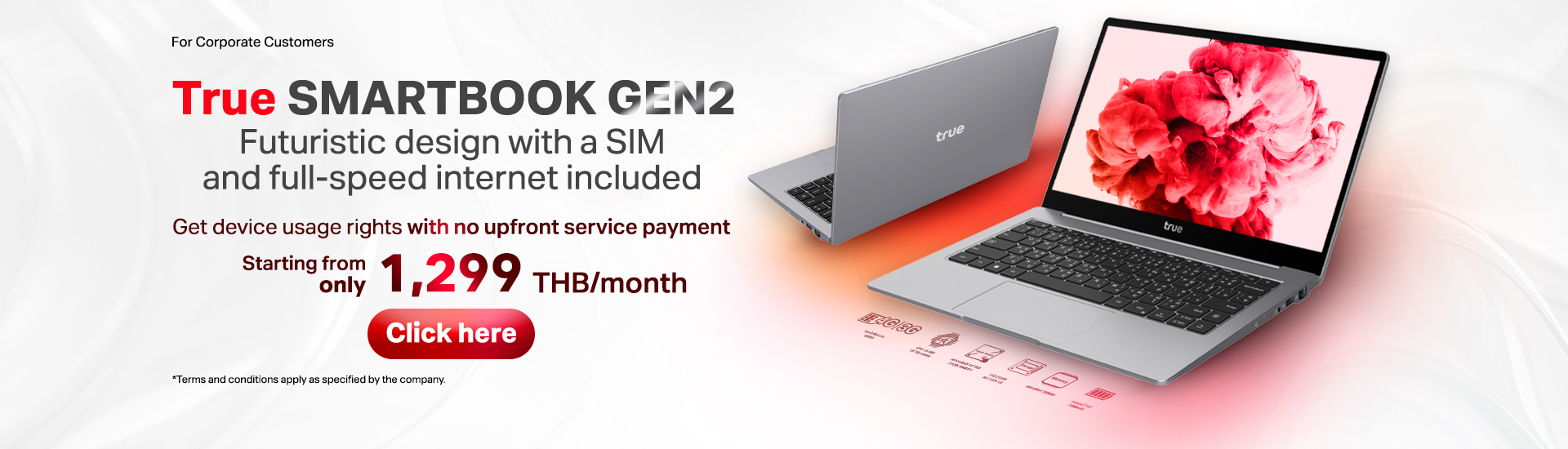 True SMARTBOOK GEN2 for Corporate customers